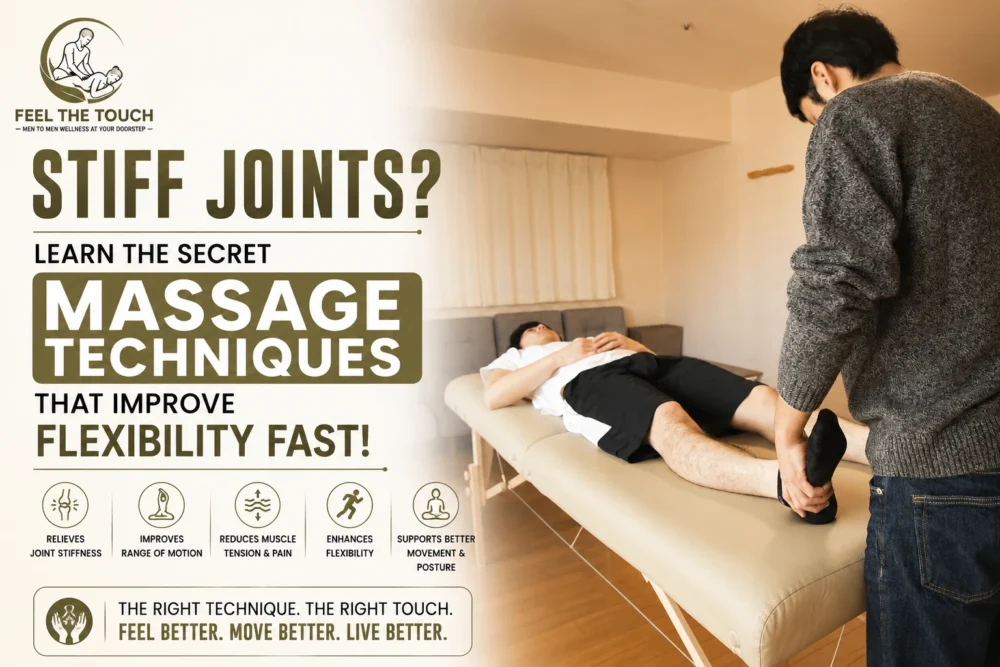 Stiff Joints? Learn the Secret Massage Techniques That Improve Flexibility Fast! | FEEL THE TOUCH | Improve Flexibility with Professional Home Massage | Call 7075863525