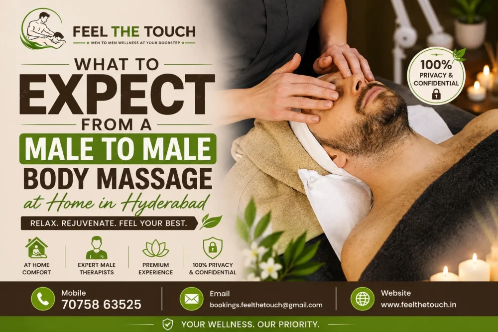 What to Expect from a Male to Male Body Massage at Home in Hyderabad | FEEL THE TOUCH | Professional Home Massage for Men | Call 7075863525
