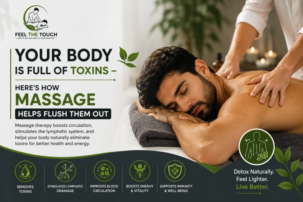 Your Body Is Full of Toxins – Here's How Massage Helps Support Natural Wellness | FEEL THE TOUCH | Professional Home Massage for Men Hyderabad | Call 7075863525